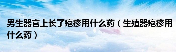 男生器官上長了皰疹用什么藥（生殖器皰疹用什么藥）