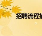招聘流程描述（招聘流程怎么寫）