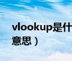 vlookup是什么意思函數(shù)（vlookup是什么意思）