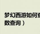 夢(mèng)幻西游如何查看剩余點(diǎn)數(shù)（夢(mèng)幻西游剩余點(diǎn)數(shù)查詢）