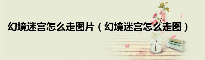 幻境迷宮怎么走圖片（幻境迷宮怎么走圖）