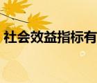 社會效益指標(biāo)有哪些（社會效益指標(biāo)怎么寫）