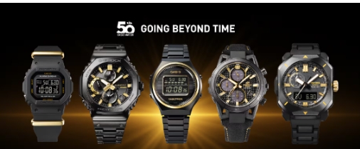 卡西歐50周年紀念手表系列推出版Casiotron和GSHOCK型號
