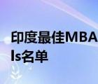 印度最佳MBA學(xué)院2019年查看最佳B Schools名單